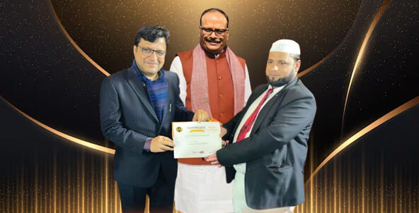 Honored by Deputy Chief Minister of Uttar Pradesh